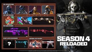 ALL 100+ FREE MW3 SEASON 4 RELOADED REWARDS FREE Operators Bundles Camos &  - Modern Warfare 3