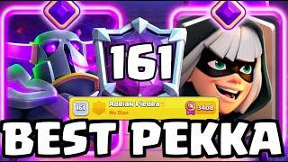 WORLD RANK 161 PEKKA BANDIT DECK MY BEST CLASH ROYALE DECK  +3400