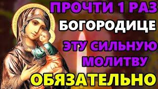 Самая Сильная молитва Богородице о помощи ПРОЧТИТЕ ПРЯМО СЕЙЧАС Православие
