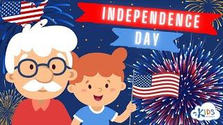 4th Of July For Kids - Independence Day  American History  Learn Like Nastya  Kids Academy