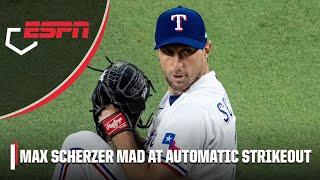 Max Scherzers upset by retiring the side via pitch clock violation  MLB on ESPN