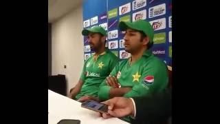 Sarfraz Ahmed & Wahab Riaz press conference  Pakistan T20 vs England  2016