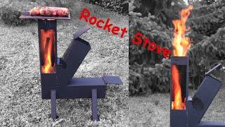 Ein Terrassenofen der auch kochen kann - Raketenofen ganz easy selbst gebaut - Rocket Stove