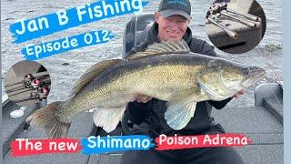 Shimano Poison Adrena 2024 First time Fishing Whit it. Episode 012