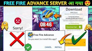 How To Download Free Fire Advance Server 2024   Ff New Ob46 update Ff Advance Server Download Link