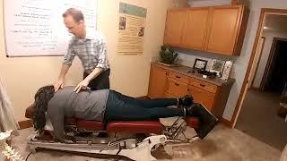 Gentle chiropractic adjustment