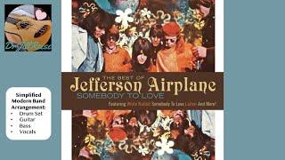 Somebody to Love Jefferson Airplane - Modern Band Play Along Video