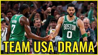 Jayson Tatum HASNT TALKED TO Jaylen Brown after Olympic Snub?