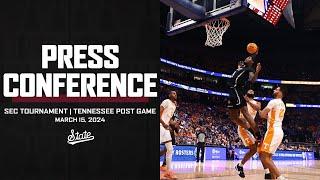 MENS BASKETBALL  SEC TOURNAMENT  TENNESSEE POST GAME PRESS CONFERENCE