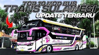 TOP 10 MOD BUS TRANS SULAWESI TERBARU FREE DOWNLOAD  MOD BUSSID