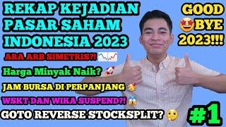 Rekap Kejadian Pasar Saham Indonesia 2023 Part 1