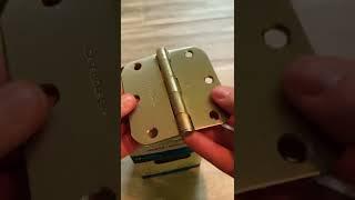 How to replace door hinges on an interior door.