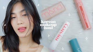 KOREAN MAKEUP SHOPEE HAUL MATTES TINTS & GLOSSES SOBRANG MURA ANG GAGANDA 