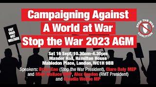 Militarism Doesnt Stop Wars It Causes Them - Clare Daly MEP Addressing Stop the Wars 2023 AGM