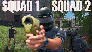 Messing around with 2 BIG SQUADS - SCUM PVP Compilation #75