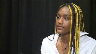 UConns Aaliyah Edwards says shell be a leader in absence of Paige Bueckers  Full Interview