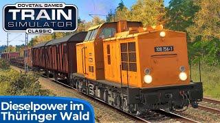 Deutsche Reichsbahn im Thüringer Wald  TRAIN SIMULATOR CLASSIC  Güterzug nach Königsberg  DR V100