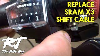 Replace Shift Cable In SRAM X3 Trigger Shifters
