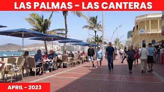 Gran CanariaLAS PALMAS - LAS CANTERAS BEACH - CANARY ISLAND - APRIL - 2023