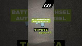 Toyota Corolla - Batteriewechsel Anleitung 