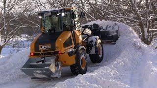 Snow removal 2021 - JCB 409 Weidemann 2080 Kramer Allrad 408 and Fendt 936