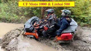 CF Moto 1000 Gladiator - Linhai 500 EFI - Offroad - ATV - Štvorkolky - Blato - Brodenie - 4x4