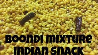 Kaaram Boondi Preparation  Boondi Mixture Indian Snack