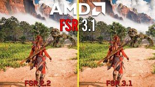 FSR 3.1  Image Quality and Performance Comparison  FSR 3.1 vs FSR 2.2  With DLSS 3.7 and XeSS 1.3