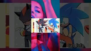 Ariana Grande + sonadow=#arianagrande #sonic #shadow #sonadow