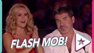 Unexpected Flash Mob Audition Shocks Simon Cowell