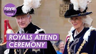 King and Queen Lead Royal Family in Garter Day Procession