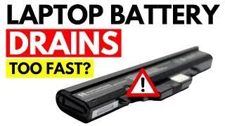 Fixed Laptop Battery Drain Too Fast in Windows 10 11  Best 8 Methods