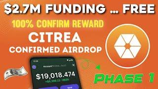 Citrea Free Testent Airdrop -- Full Guide Step By Step   Today New Airdrop  Today Free Airdrop 