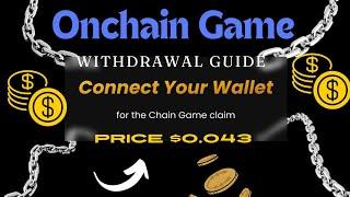 Onchain listed in OKX exchange $0.043 import & connect wallet for withdrawal #onchaingame #okx