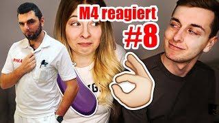 M4 reagiert #8 WIR beantworten die UNANGENEHMSTEN FRAGEN MIT PAIN  IRL Janina