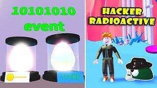 NEW UPDATE HACKER 101 EGGS & MAKE STRONGEST RADIOACTIVE HACKER PETS In BLOB SIMULATOR 2 Roblox