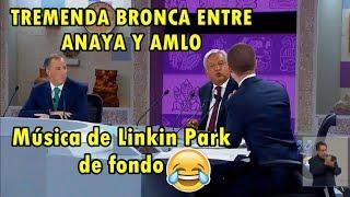 Pelea AMLO vs Anaya 2018 con música de Linkin Park de fondo