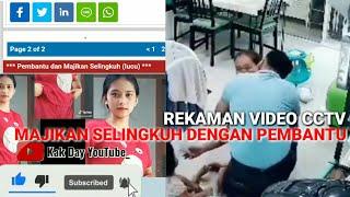 REKAMAN VIDEO CCTV  Majikan Selingkuh dengan Pembantu terjadi tahun 2022  Facebook TikTok Viral 