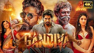 Allu Arjuns GANDIVA  New Released South Action Movie Hindi Dubbed 2024  Priyanka Mohan Rashmika