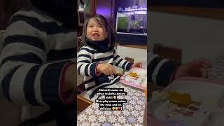 Japanese toddler gives compliment to mama’s effort ️  my 3 year old baby girl #japan #cute #baby