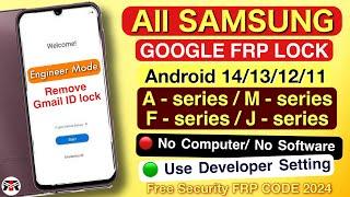 SAMSUNG FRP BYPASS 2024 QR Code Android 13 14 New Security 2024️Frp Lock Removal  Bypass Frp