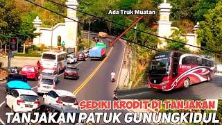 HUNTING BUS DI TANJAKAN PATUK GUNUNGKIDUL BEGINI KONDISI NYA