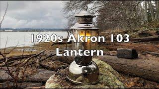 Restoring a 1920s Akron 103 Lantern