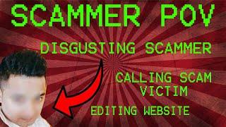 DESTROYING A SCAMMER’S WEBSITE + CALLING VICTIM