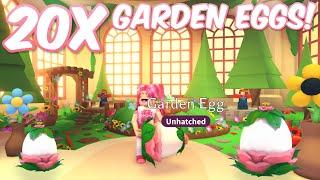 HATCHING 20 GARDEN EGGS in Adopt Me 