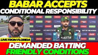 Babar accepts CONDITIONAL RESPONSIBILITY OF T20 WORLD Cup Debacle  Babar Azam press conference