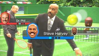 Dr. Phil & Steve Harvey in Wii Sports Tennis