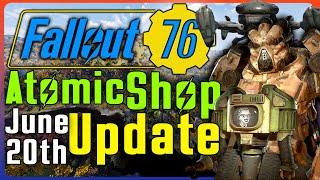 There Is A Lot Of GREAT Stuff In The Atomic Shop Update For Fallout 76