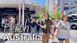 Perth City Tour Western Australia October 2023   Perth City Centre walking tour  4k Australia