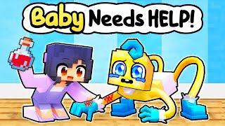 BABY LONG LEGS needs HELP in Minecraft